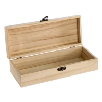 Шкатулка дерево под роспись "Прямоугольная с крючком" 24х9,5х6 см Шкатулка дерево под роспись "Прямоугольная с крючком" 24х9,5х6 см