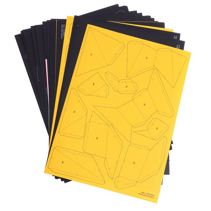 Полигональный конструктор &laquo;Черная кобра&raquo;, 155 деталей