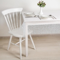 Скатерть без основы многоразовая &laquo;Ажур&raquo;, 110&times;120 см, цвет прозрачный