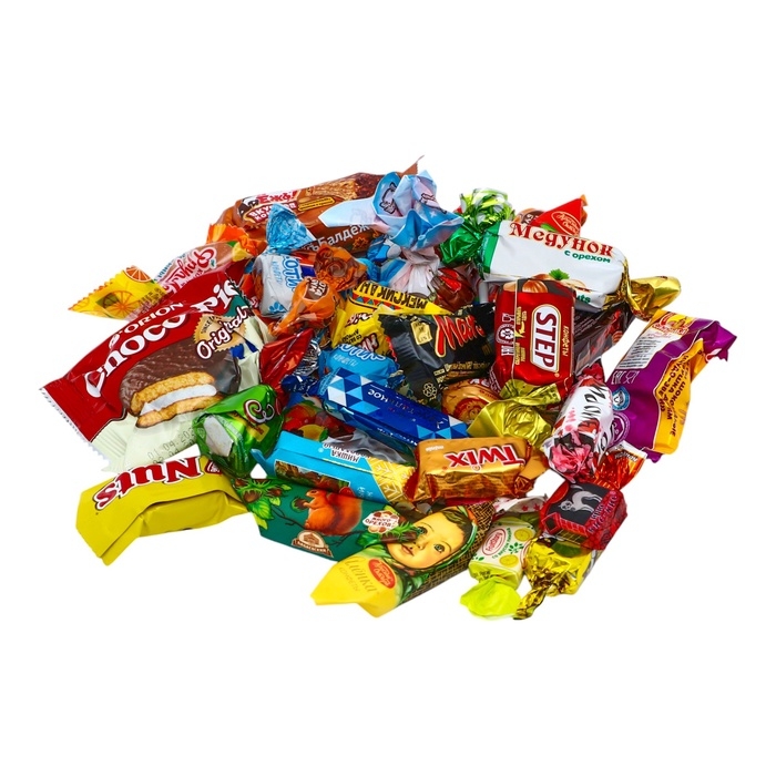 Новогодний подарочный набор &laquo;Смешарики Нюша&raquo;, (игрушка + конфеты), 500 г