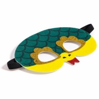 Новый год! Карнавальная маска «Забавная змейка», цвет зелёный Новый год! Карнавальная маска «Забавная змейка», цвет зелёный