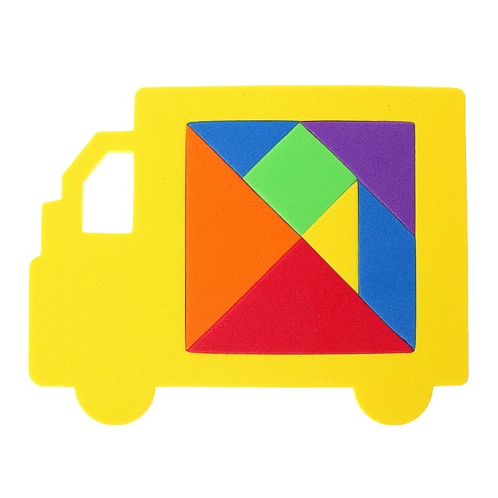 Танграм &laquo;Грузовичок&raquo;, цвета МИКС