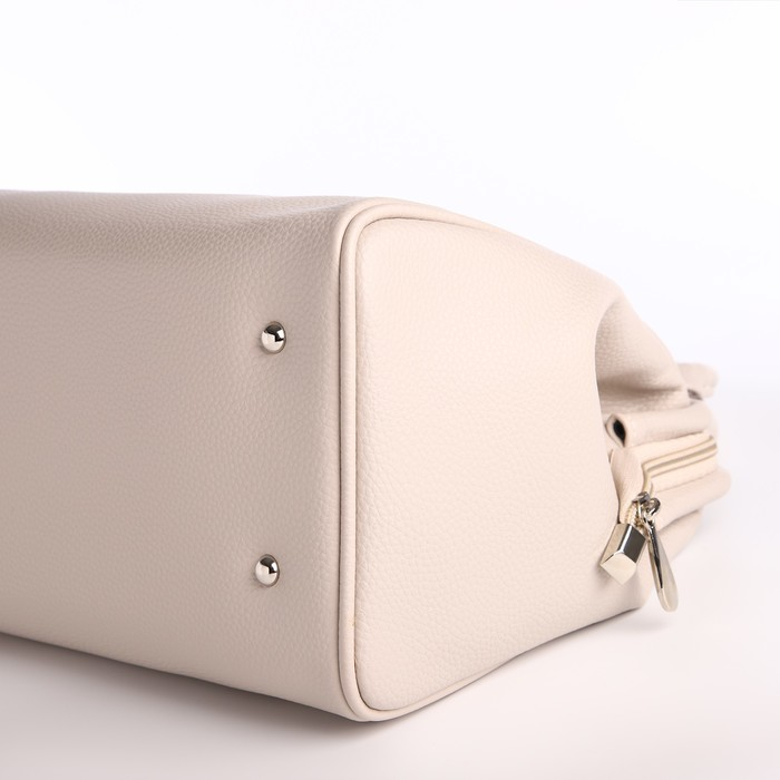 Сумка женская TEXTURA, саквояж, большой размер, цвет бежевый