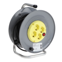 Удлинитель мороз-кий на катушке Luazon Lighting ECO, 4 роз, 25 м, 16 А, КГ 3х1.5 мм2,с выкл Удлинитель мороз-кий на катушке Luazon Lighting ECO, 4 роз, 25 м, 16 А, КГ 3х1.5 мм2,с выкл