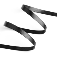 Косая бейка, кожаная, 8 мм × 10 ± 1 м, цвет чёрный Косая бейка, кожаная, 8 мм × 10 ± 1 м, цвет чёрный