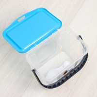 Контейнер для стирального порошка, 6 л, цвет голубая лагуна Контейнер для стирального порошка, 6 л, цвет голубая лагуна