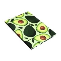 Ежедневник недатированный А5, 80 листов, твёрдая обложка, глянцевая ламинация, "АВОКАДО. ПАТТЕРН", блок офсет Ежедневник недатированный А5, 80 листов, твёрдая обложка, глянцевая ламинация, "АВОКАДО. ПАТТЕРН", блок офсет