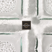 Менажница 4 секции Magistro &laquo;Сияние&raquo;, 25&times;25&times;2 см, цвет золотой