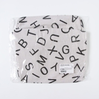 Текстильная корзина Доляна "Буквы", цв. белый, 32*32*32 см Текстильная корзина Доляна "Буквы", цв. белый, 32*32*32 см