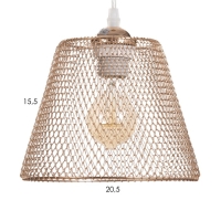 Светильник "Бенни" 1х40Вт Е27 Золото 20х20х80(20)см