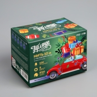 Гирлянда &laquo;Нить&raquo; 10 м с насадками &laquo;Игла&raquo;, IP20, прозрачная нить, 100 LED, свечение синее, 8 режимов, 220 В