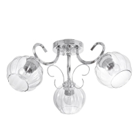 Люстра "Эшли" 3х40Вт Е27 Хром 53х53х20см Люстра "Эшли" 3х40Вт Е27 Хром 53х53х20см