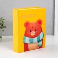 Фотоальбом на 200 фото 10х15 см "Мишка зимний" МИКС 4,7х17,5х22,5 см