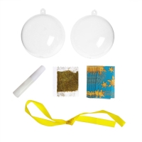 Ёлочный шар своими руками «Яркого Нового года» с пожеланиями, новогодний набор для творчества Ёлочный шар своими руками «Яркого Нового года» с пожеланиями, новогодний набор для творчества