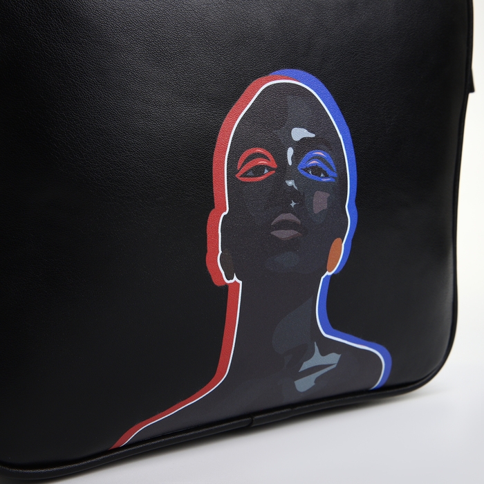 Сумка женская через плечо TEXTURA, маленького размера, цвет чёрный