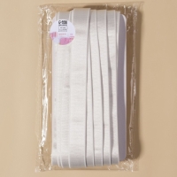 Резинка для бретелей, блестящая, 20 мм, 10 ± 0,5 м, цвет белый Резинка для бретелей, блестящая, 20 мм, 10 ± 0,5 м, цвет белый