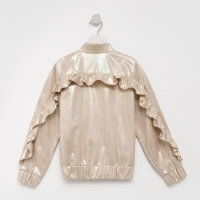 Жакет (бомбер) детский MINAKU: Casual Collection KIDS цвет бежевый, рост 134 Жакет (бомбер) детский MINAKU: Casual Collection KIDS цвет бежевый, рост 134