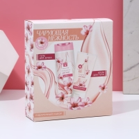 Подарочный набор косметики &laquo;Чарующая нежность&raquo;, гель для душа 250 мл и крем для тела 200 мл, ЧИСТОЕ СЧАСТЬЕ