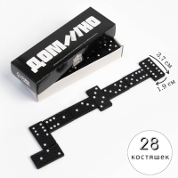 Домино "Время Игры", костяшка 3.7 х 1.9 см, 14.7 х 5 х 2.7 см Домино "Время Игры", костяшка 3.7 х 1.9 см, 14.7 х 5 х 2.7 см