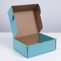 Коробка подарочная складная, упаковка, &laquo;Тиффани&raquo;, 27 х 21 х 9 см