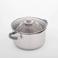 Кастрюля из нержавеющей стали Magistro Tefida, 4,6 л, крышка-дуршлаг, носик для слива, капсульное дно, силиконовые ручки, с крышкой Кастрюля из нержавеющей стали Magistro Tefida, 4,6 л, крышка-дуршлаг, носик для слива, капсульное дно, силиконовые ручки, с крышкой