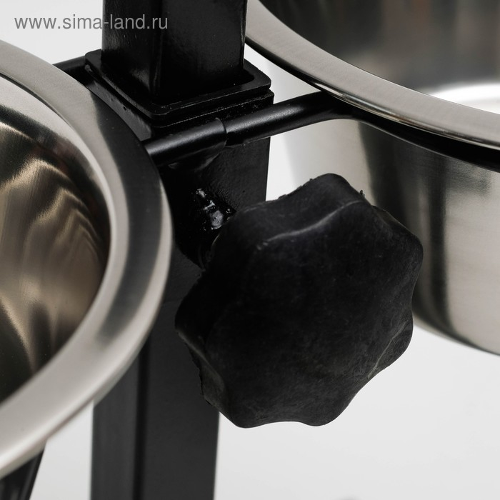 Регулируемая подставка 30 см с 2 мисками по 850 мл Регулируемая подставка 30 см с 2 мисками по 850 мл