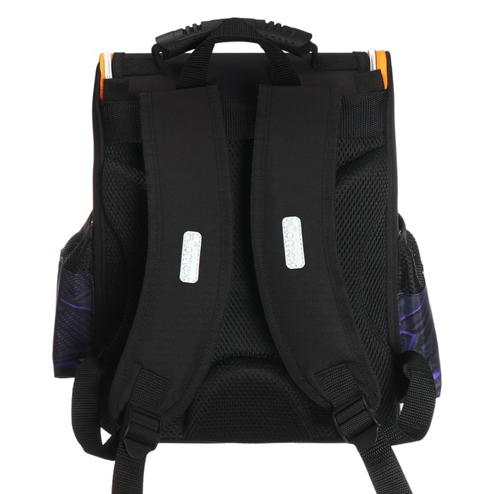 Ранец Стандарт 34 х 27 х 20 deVENTE Attomex Lite 14L, Football черный 7030416 Ранец Стандарт 34 х 27 х 20 deVENTE Attomex Lite 14L, Football черный 7030416