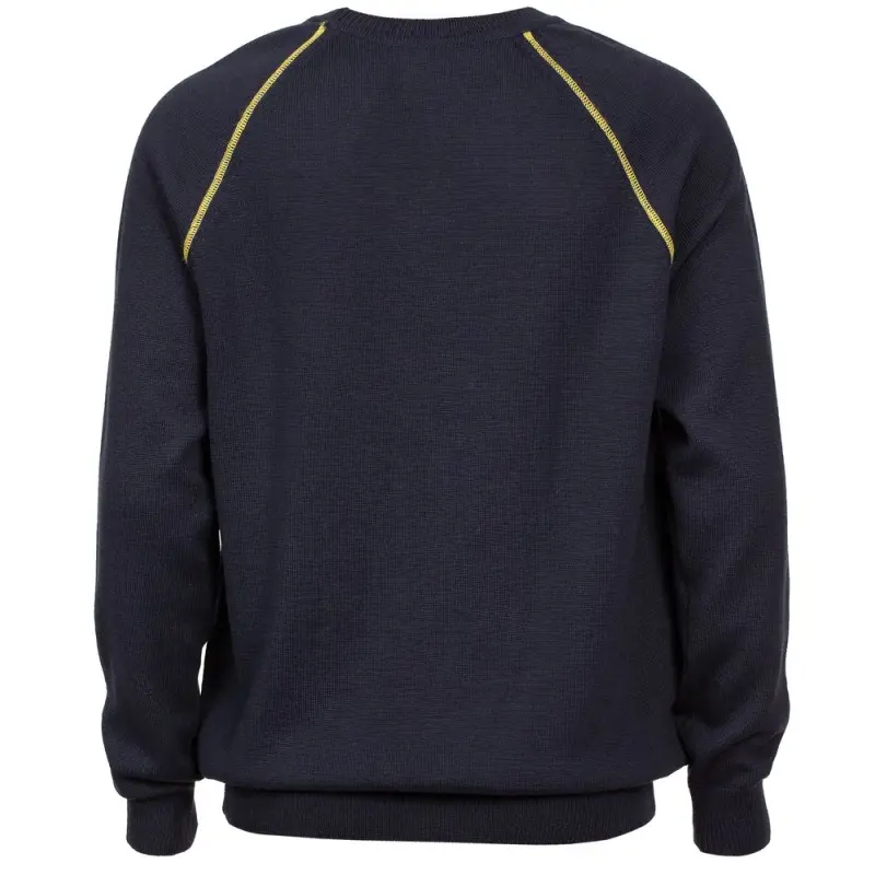 Джемпер Stitch с контрастной отделкой, синий с зеленым, размер XL Джемпер Stitch с контрастной отделкой, синий с зеленым, размер XL