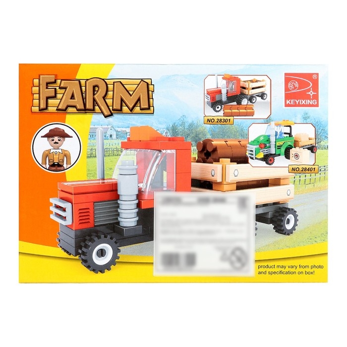 Конструктор &laquo;Лесозаготовочный грузовик&raquo;, 93 детали