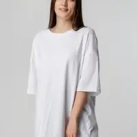 Футболка унисекс оверсайз Crosstown, белая, размер XXL