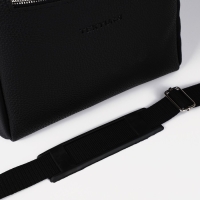 Сумка мужская через плечо TEXTURA, искусственная кожа, цвет чёрный