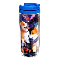 Термостакан с пазлом «Ужасно милые корги», 54 элемента, 350 мл Термостакан с пазлом «Ужасно милые корги», 54 элемента, 350 мл