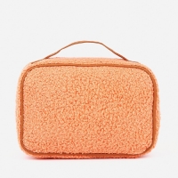 Косметичка на молнии, цвет персиковый Косметичка на молнии, цвет персиковый