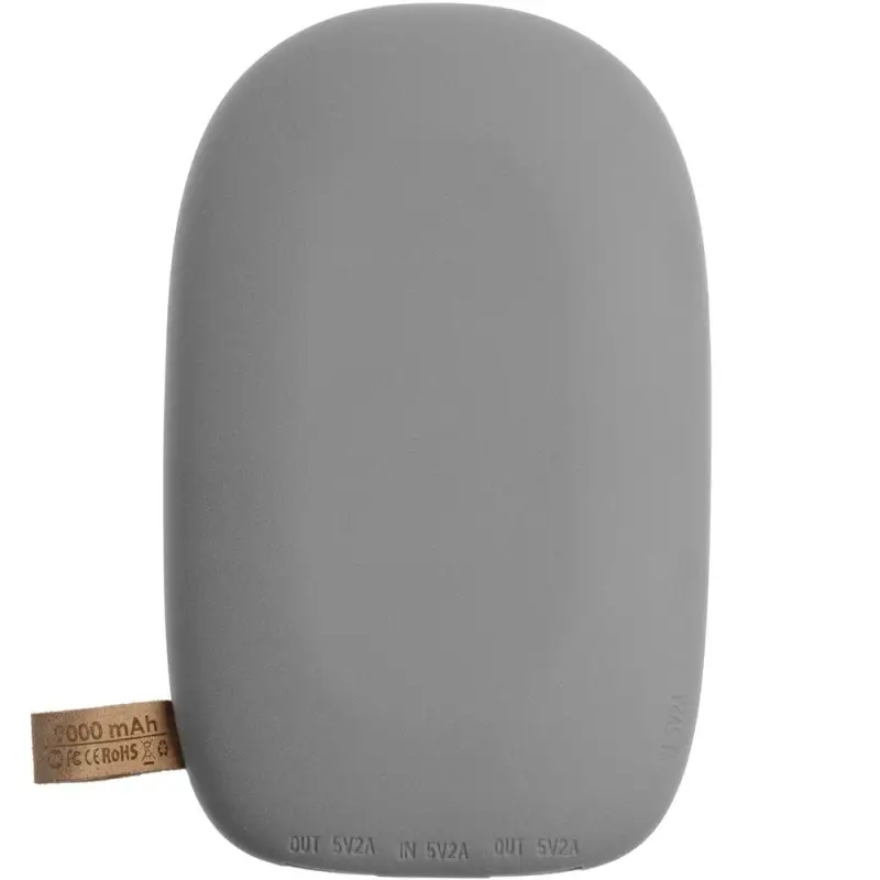 Аккумулятор с беспроводной зарядкой Pebble Wireless 9000 мАч, серый Аккумулятор с беспроводной зарядкой Pebble Wireless 9000 мАч, серый