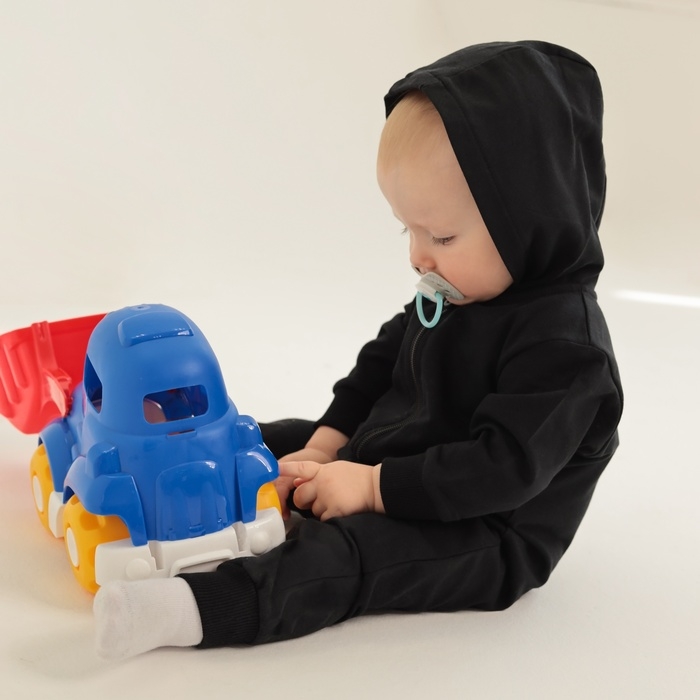 Комбинезон детский MINAKU цвет черный, рост 74-80 см