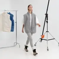 Жилет унисекс Oblako, светло-серый, размер ХS/S