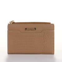 Кошелёк женский на кнопке, цвет бежевый