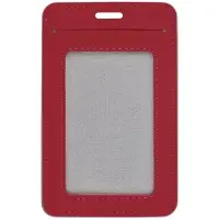 Чехол для пропуска Shall Simple, красный Чехол для пропуска Shall Simple, красный