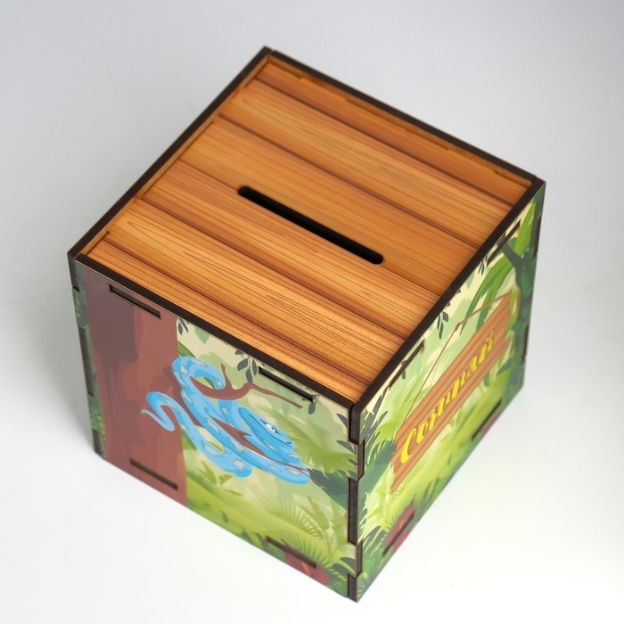 Копилка куб Копилка куб "Змея. Сочиняй мечты" 10х10х10 см