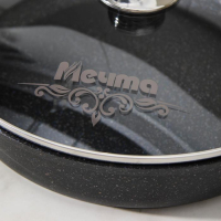 Сковорода «Гранит Star», d=30 см, стеклянная крышка, антипригарное покрытие, тёмно-синий Сковорода «Гранит Star», d=30 см, стеклянная крышка, антипригарное покрытие, тёмно-синий