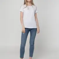 Футболка женская T-bolka Lady белая, размер L