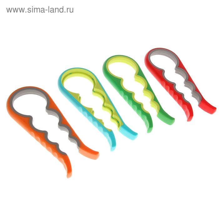 Многофункциональная открывашка для банок и бутылок, 22,5&times;9&times;2 см, цвет МИКС