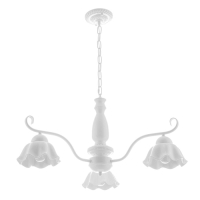Люстра "Лукреция" 3хЕ27 40Вт белый 69х69х37-72 см BayerLux Люстра "Лукреция" 3хЕ27 40Вт белый 69х69х37-72 см BayerLux