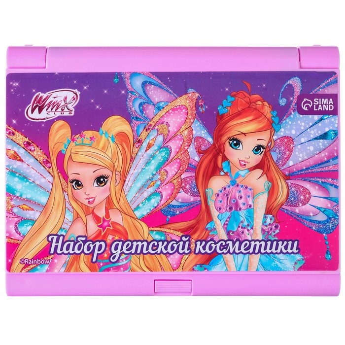 Набор детской косметики, 8 теней, 11 блесков для век Набор детской косметики, 8 теней, 11 блесков для век "Ты самая красивая" WINX