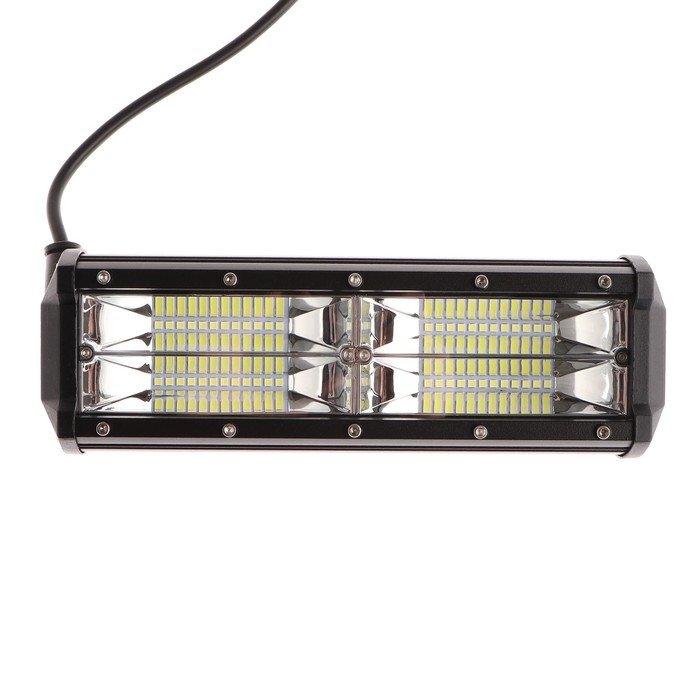 Светодиодная балка, 24 см, 9-32 В, 144 Вт, 3400 Лм, провод 40 см, свет белый Светодиодная балка, 24 см, 9-32 В, 144 Вт, 3400 Лм, провод 40 см, свет белый