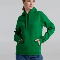 Толстовка с капюшоном Slam 320, ярко-зеленая, размер XXL