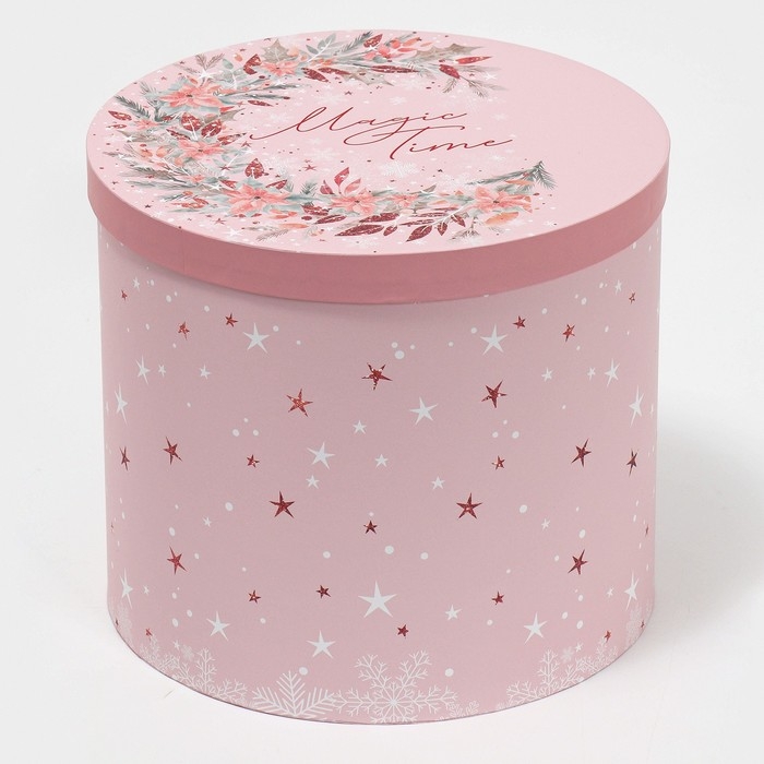 Коробка подарочная &laquo;Magic time&raquo;, 19,5 х 22 см, Новый год