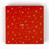 Коробка для кондитерских изделий &laquo;С Новым счастьем&raquo;, 15 х 15 х 20 см, Новый год