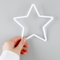 Основадля изготовления ловца снов &laquo;Звезда&raquo;, набор 10 шт., размер 1 шт. &mdash; 15 &times; 15 &times; 0,53 см