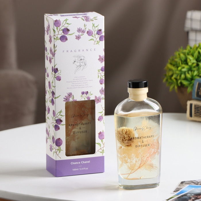 Диффузор ароматический с наполнением Диффузор ароматический с наполнением "Natural",160 мл, шанс шанель